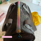 #5 Black White Stripe Zipper Pack with Rainbow Pulls - 3 Yards Continuous Zipper Tape for Bag Making