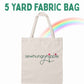 Five Yard Fabric Bag