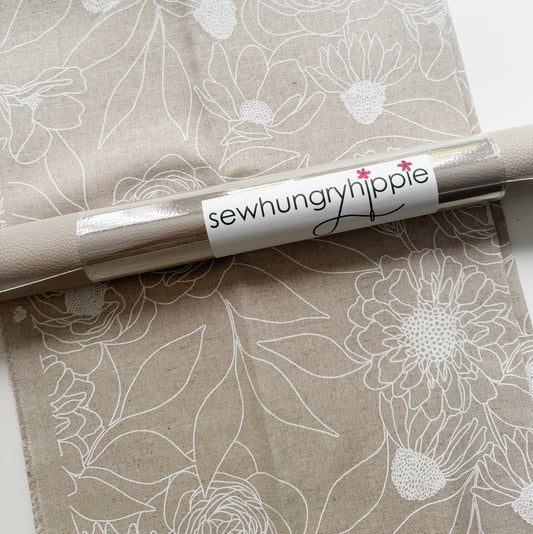 Canvas Linen + Light Beige Moonglow Vinyl