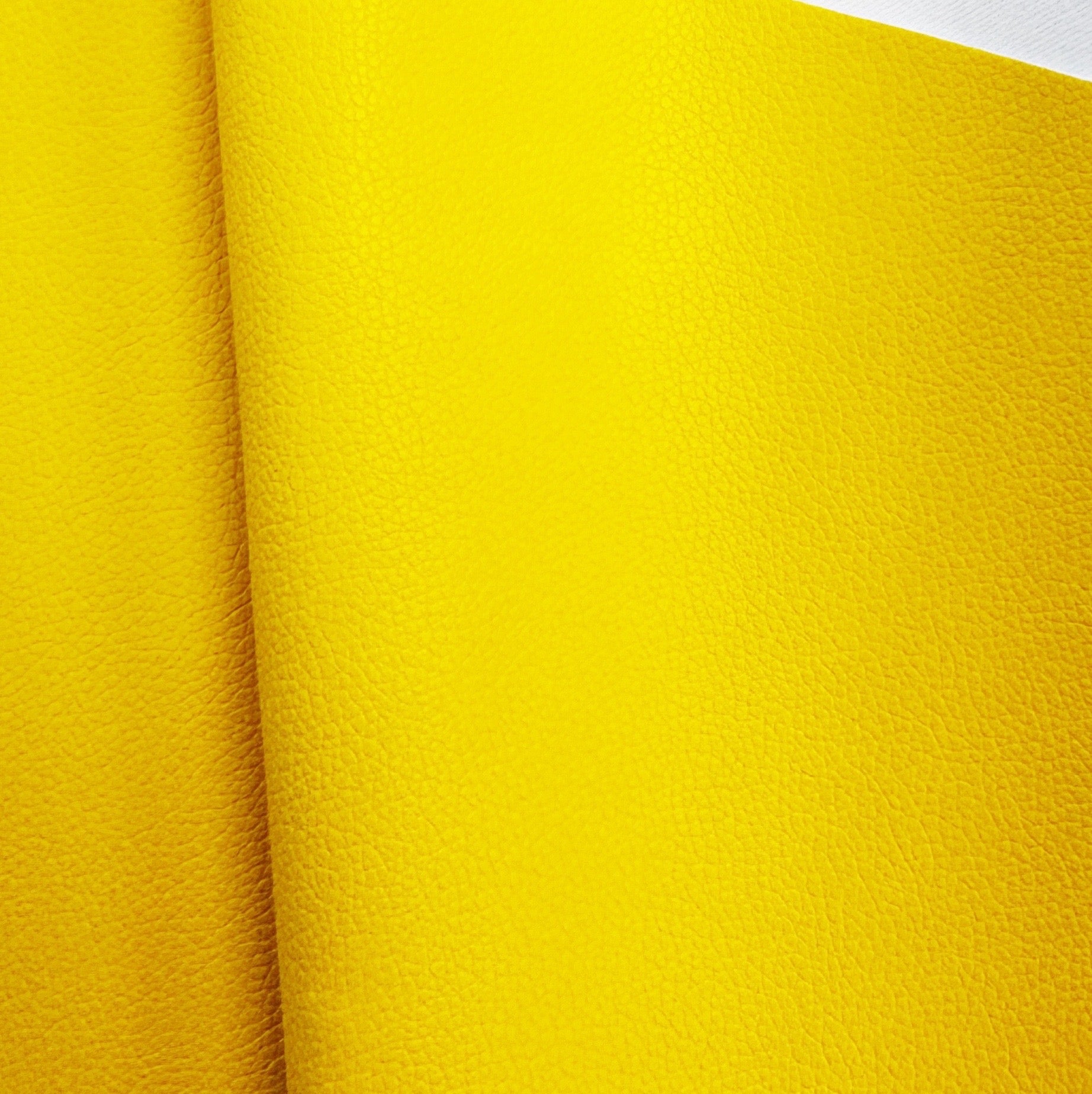 Yellow lemon vinyl roll flexible easy to sew vinyl for bag making and purse projects