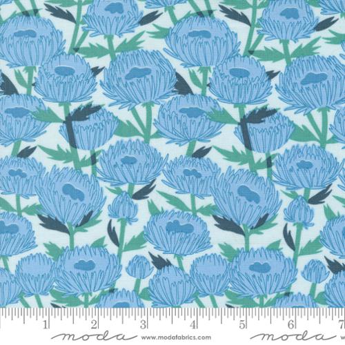 Love Letter Blue Floral per yard