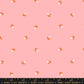 Tiny Mushrooms Caraousel per yard blush