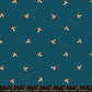 Carousel Tiny Mushrooms per yard navy