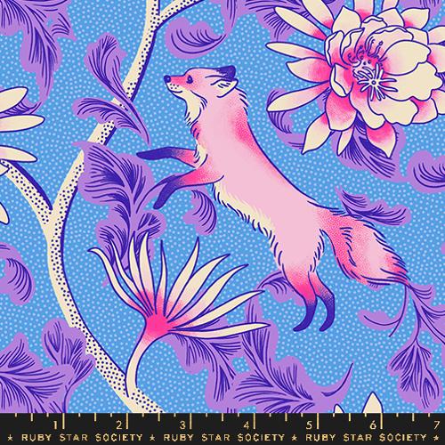 Glow Garden Fox Florals per yard (arriving June 28)
