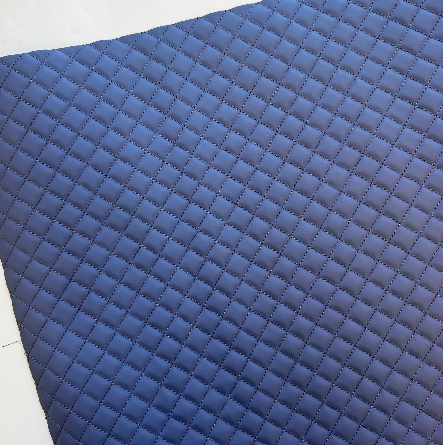 Quilted Vinyl Navy Blue