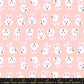 Hello Alice Rushing Rabbit per yard vintage pink