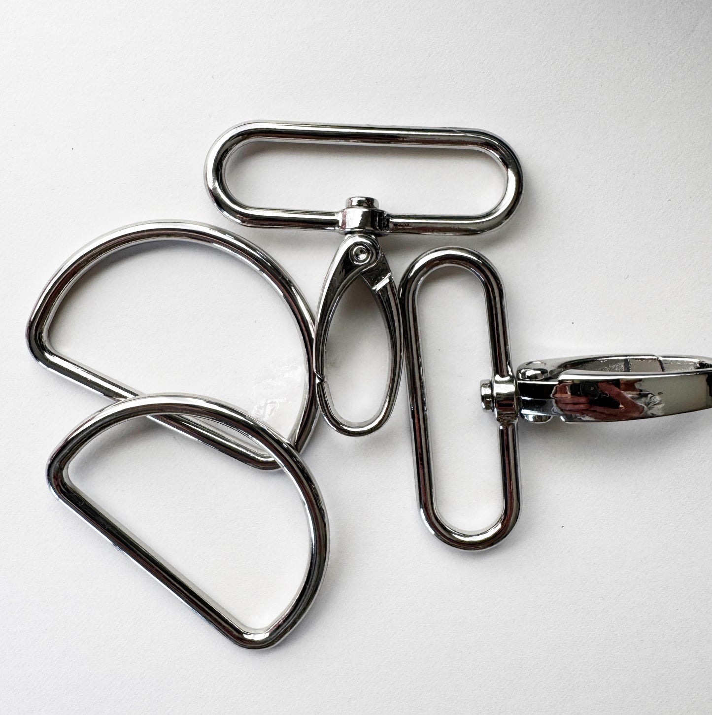 Bag Making Hardware Pack - Silver Nickle color