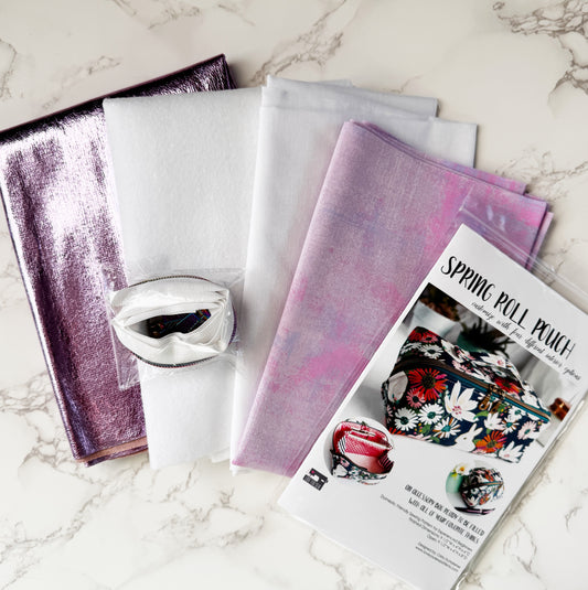Spring Roll Pouch KIT - purple
