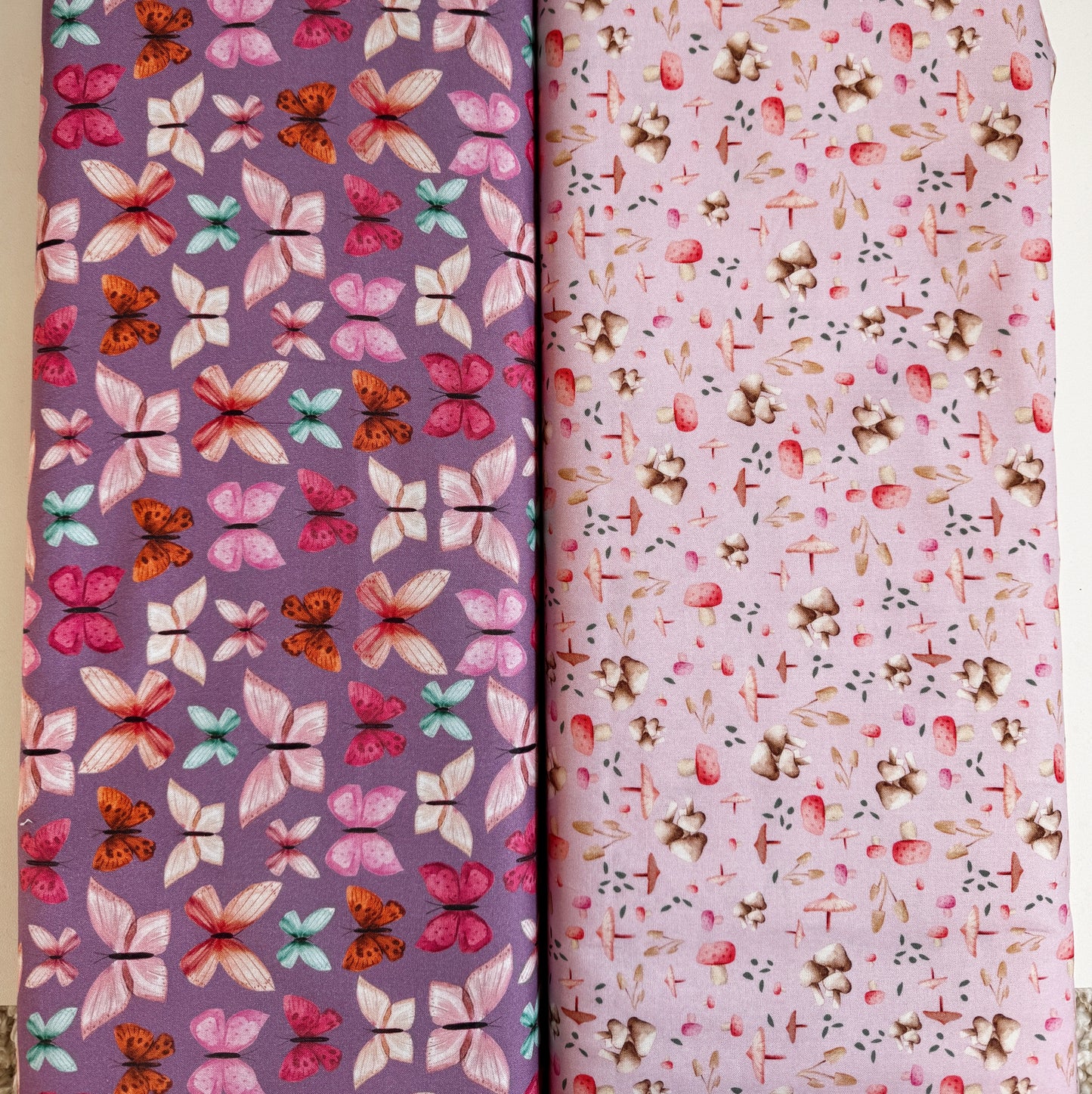 2 YD Bundle Butterfly and Mushroom