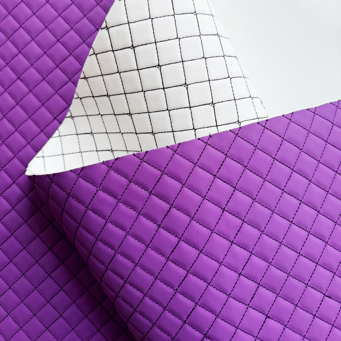 Quilted Vinyl Purple