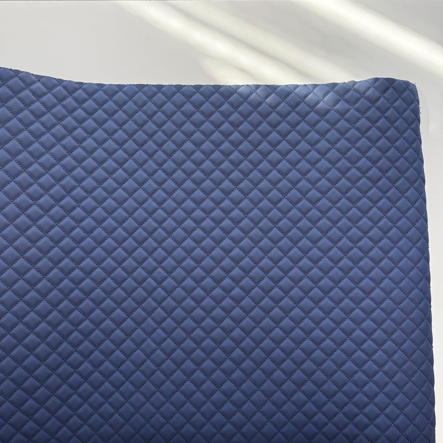 Quilted Vinyl Navy Blue