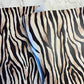 Zebra Cream and Brown vinyl 18x 56