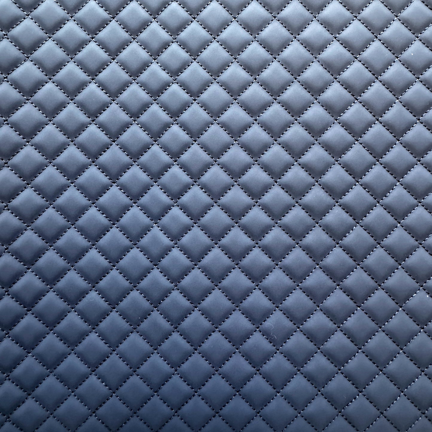 Quilted Vinyl Navy Blue