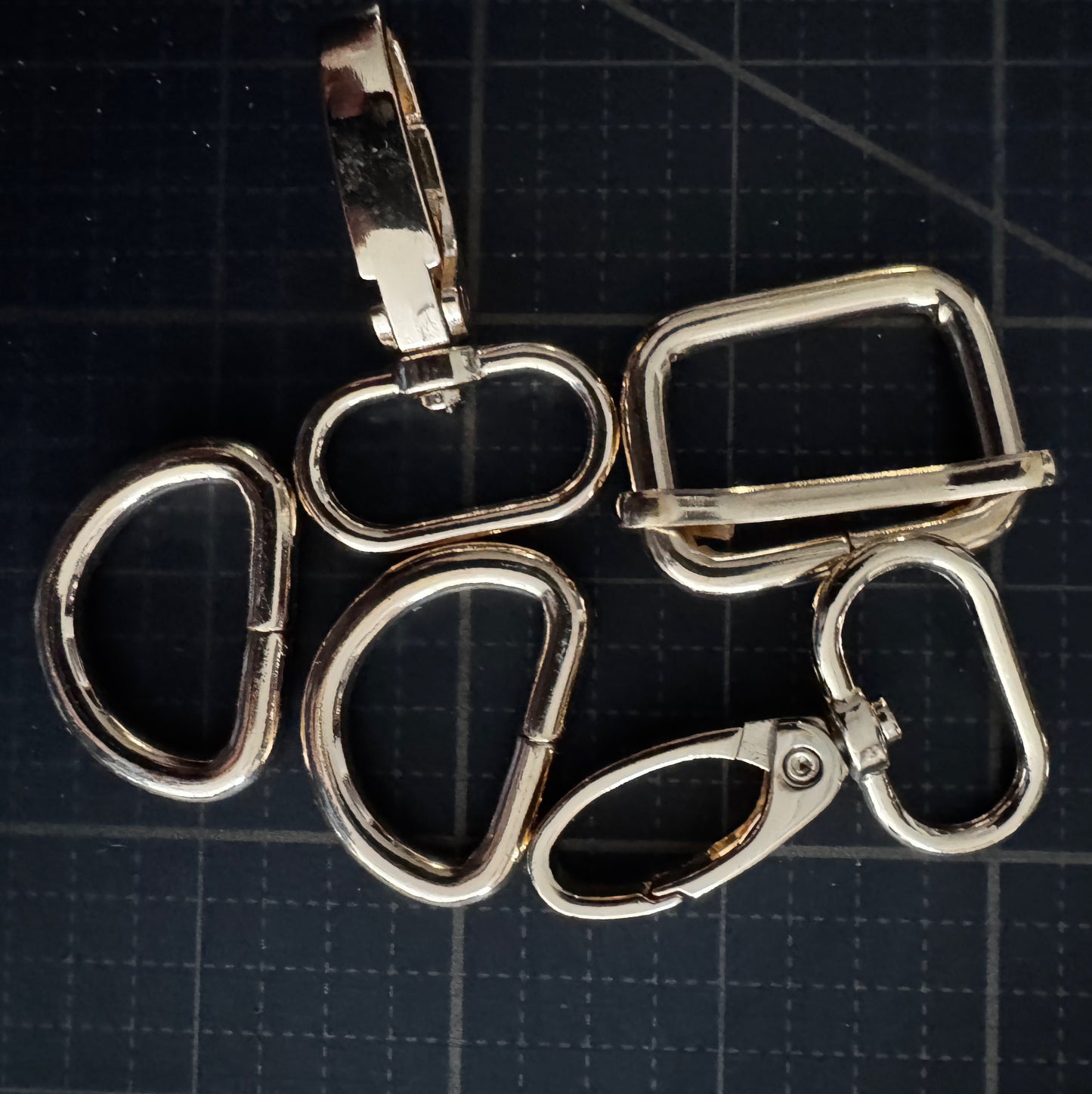 Bag Making Hardware Pack - Gold Color