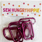Sew Hungry Hippie 1.5 Inch Hardware Pack – Hot Pink