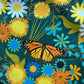 wideback fabric monarch grove close up