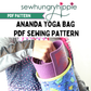 Ananda Yoga Bag - PDF Sewing Pattern