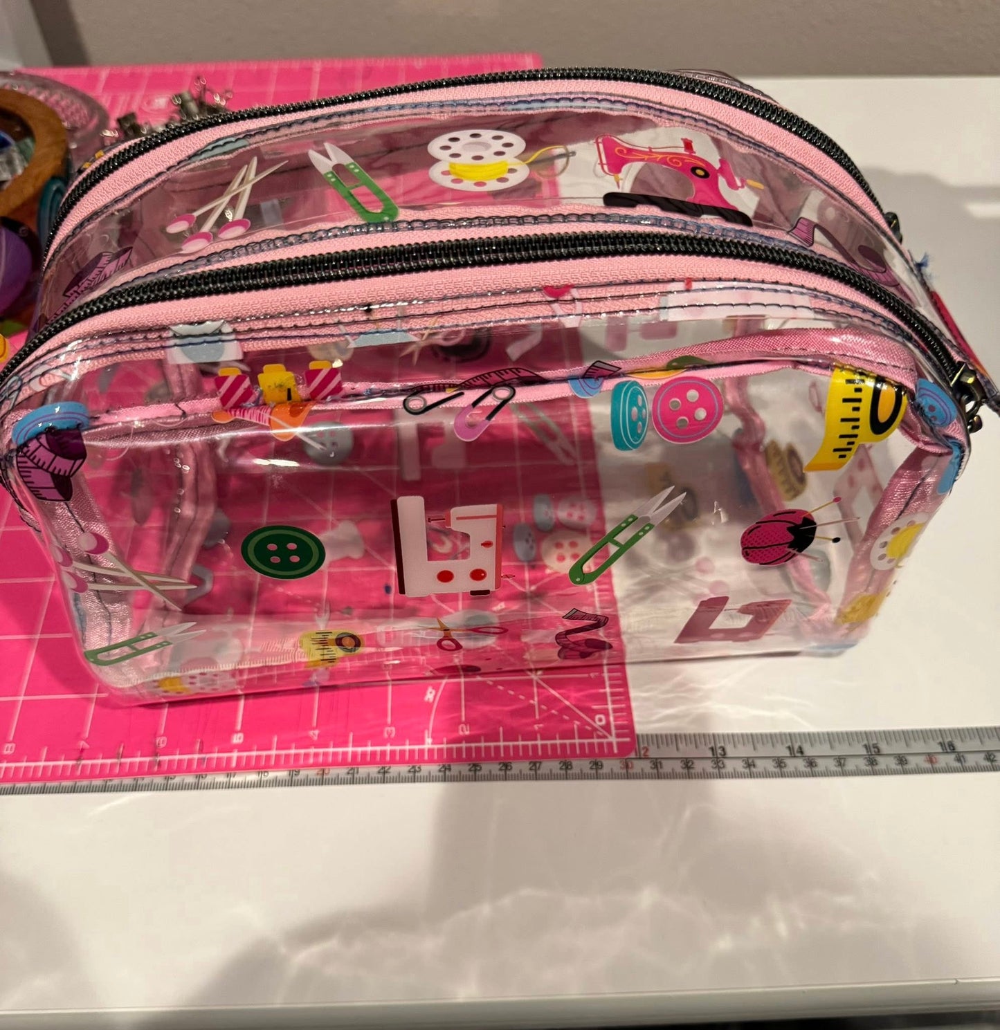Sewing Notions Clear Vinyl TPU – Large Cut (18" x 50")