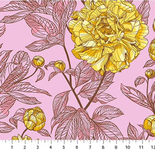Anna Maria Indelible Sunshine wide back 108" - Per Yard
