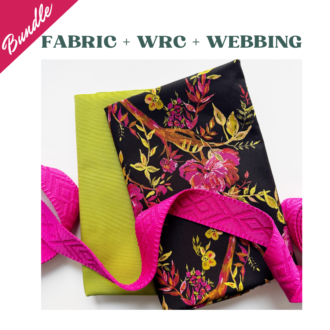 Art Gallery Matchup Florals with WRC and webbing