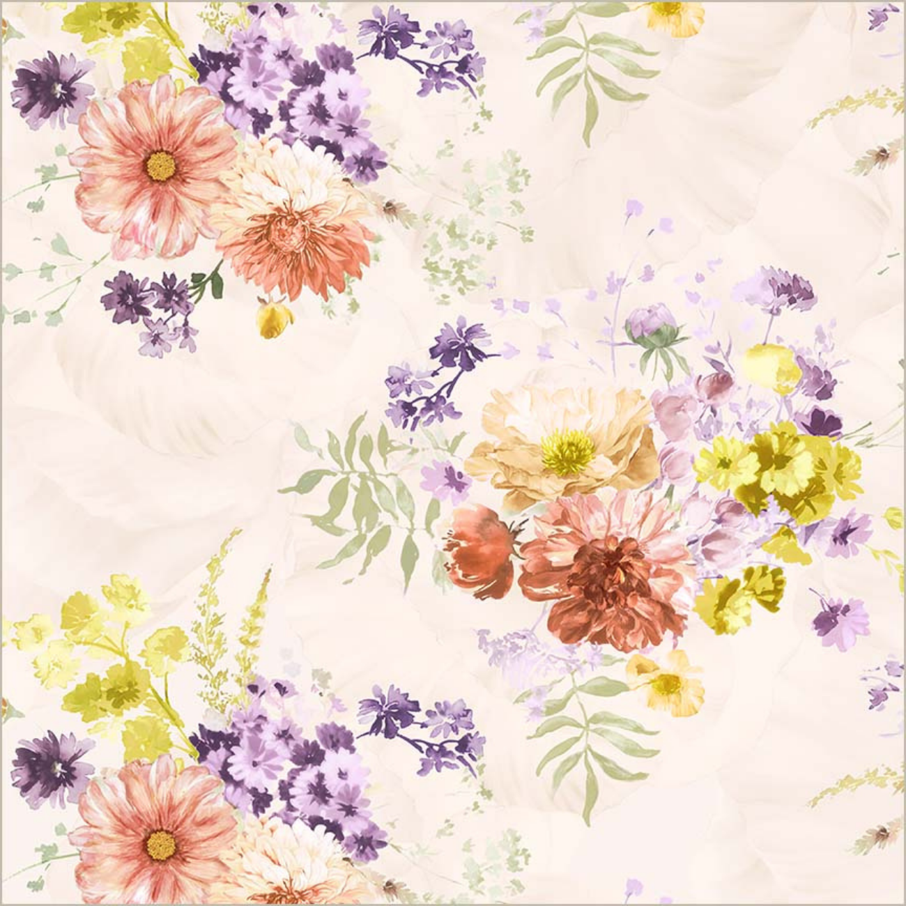 Aviva Ceremony Pearl Cotton Fabric – 44" Wide | Quilting & Craft Fabric