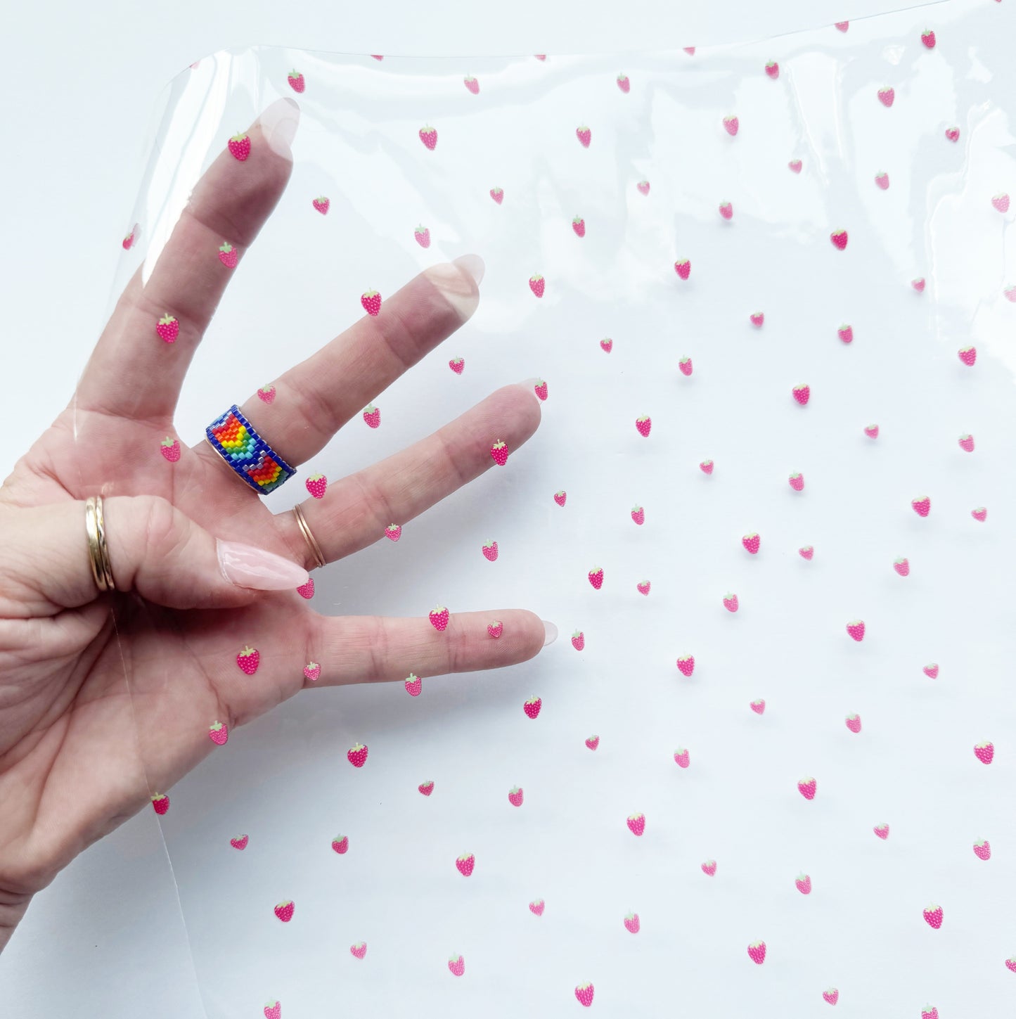 Tiny Strawberries TPU vinyl