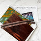 Quilted Soft Vinyl Zipper Pouch KIT Bronze