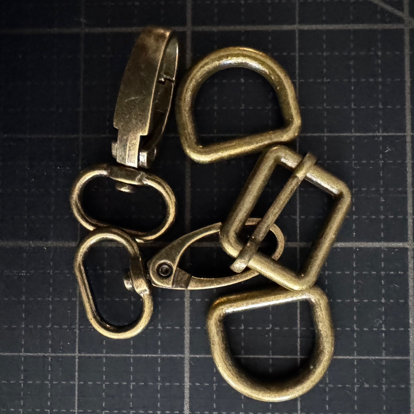 Bag Making Hardware Pack - Antique Bronze