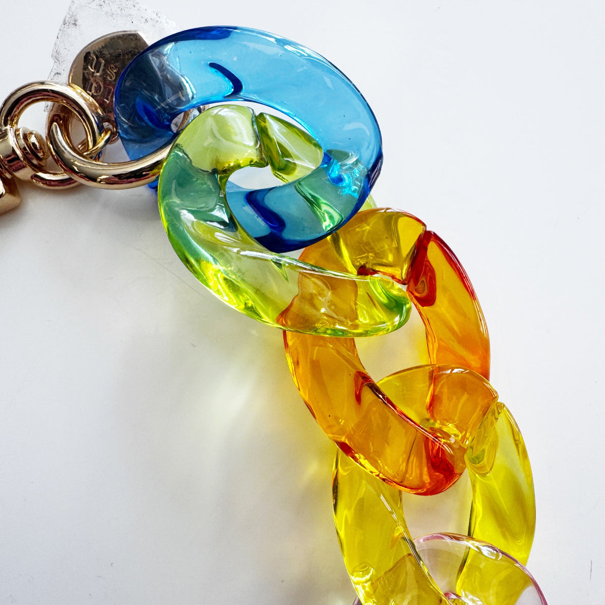 Acrylic Bag Chain - Rainbow Bright
