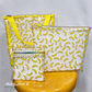 Banana Print Clear Vinyl | TPU See-Through Vinyl for Bag Making