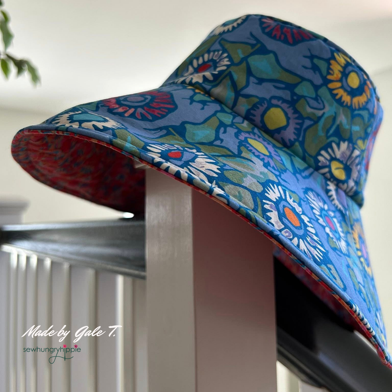Bardot Bucket Hat PDF sewing pattern