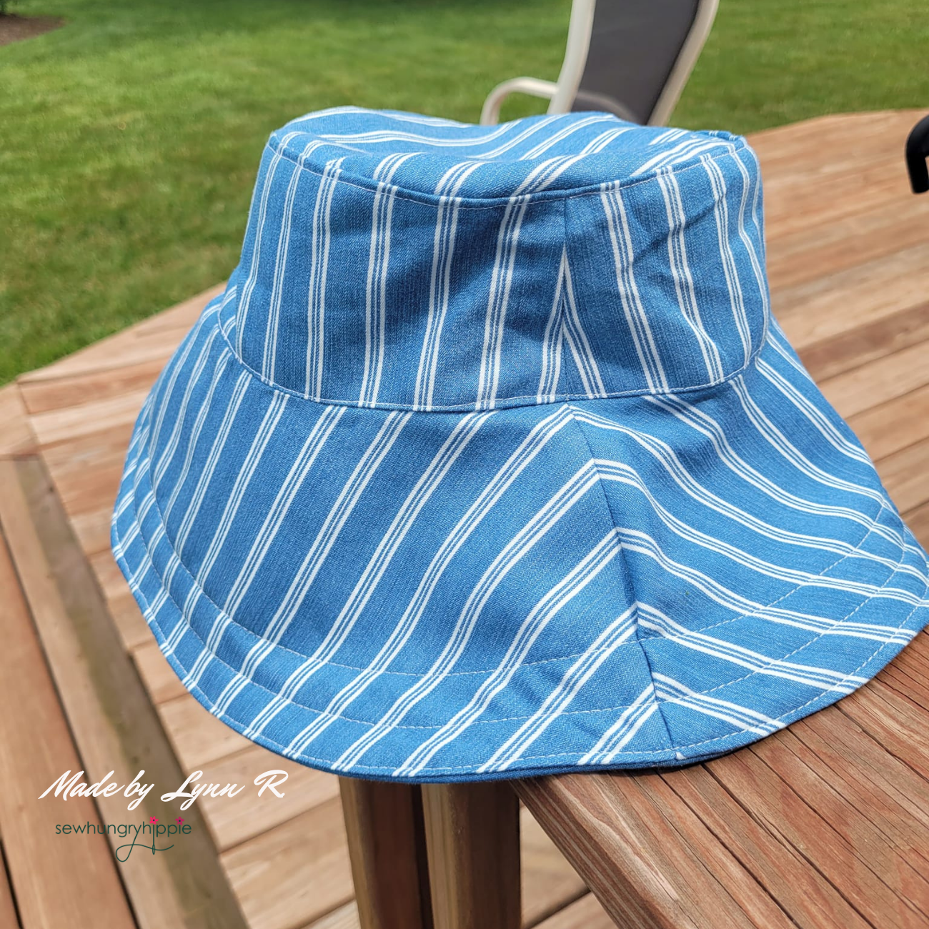 Bardot Bucket Hat PDF sewing pattern