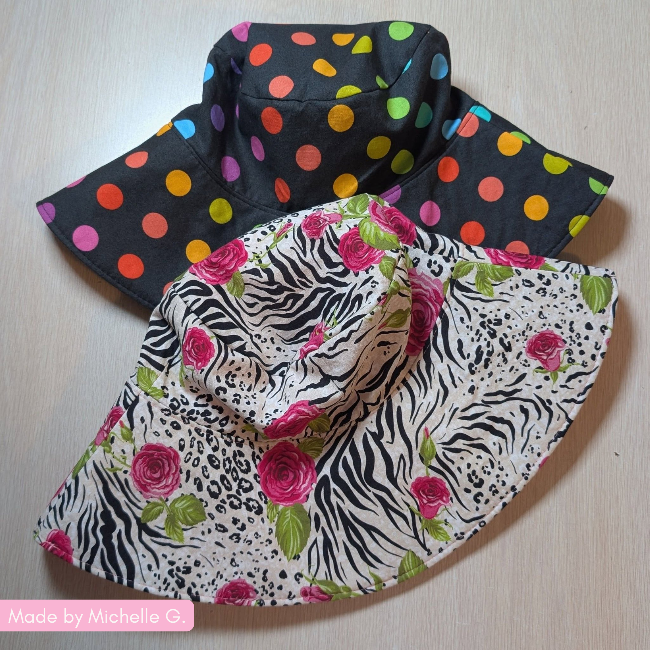 Bardot Bucket Hat Printed Sewing Pattern