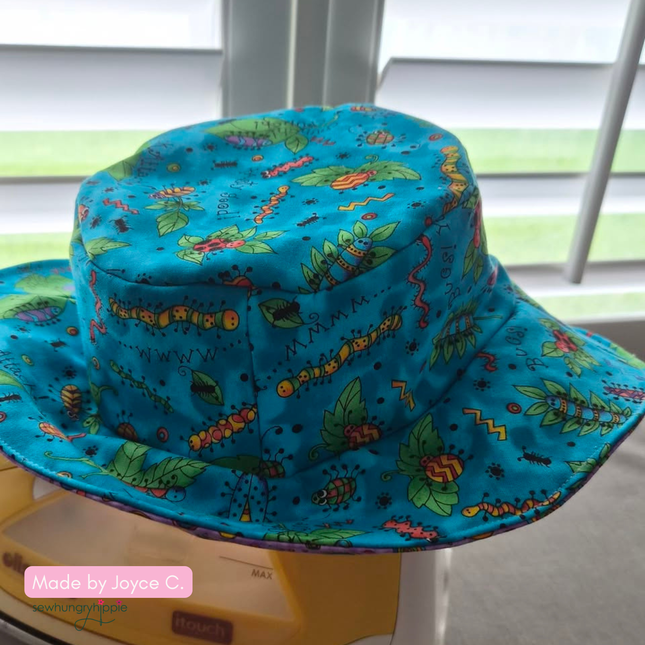 Bardot Bucket Hat PDF sewing pattern
