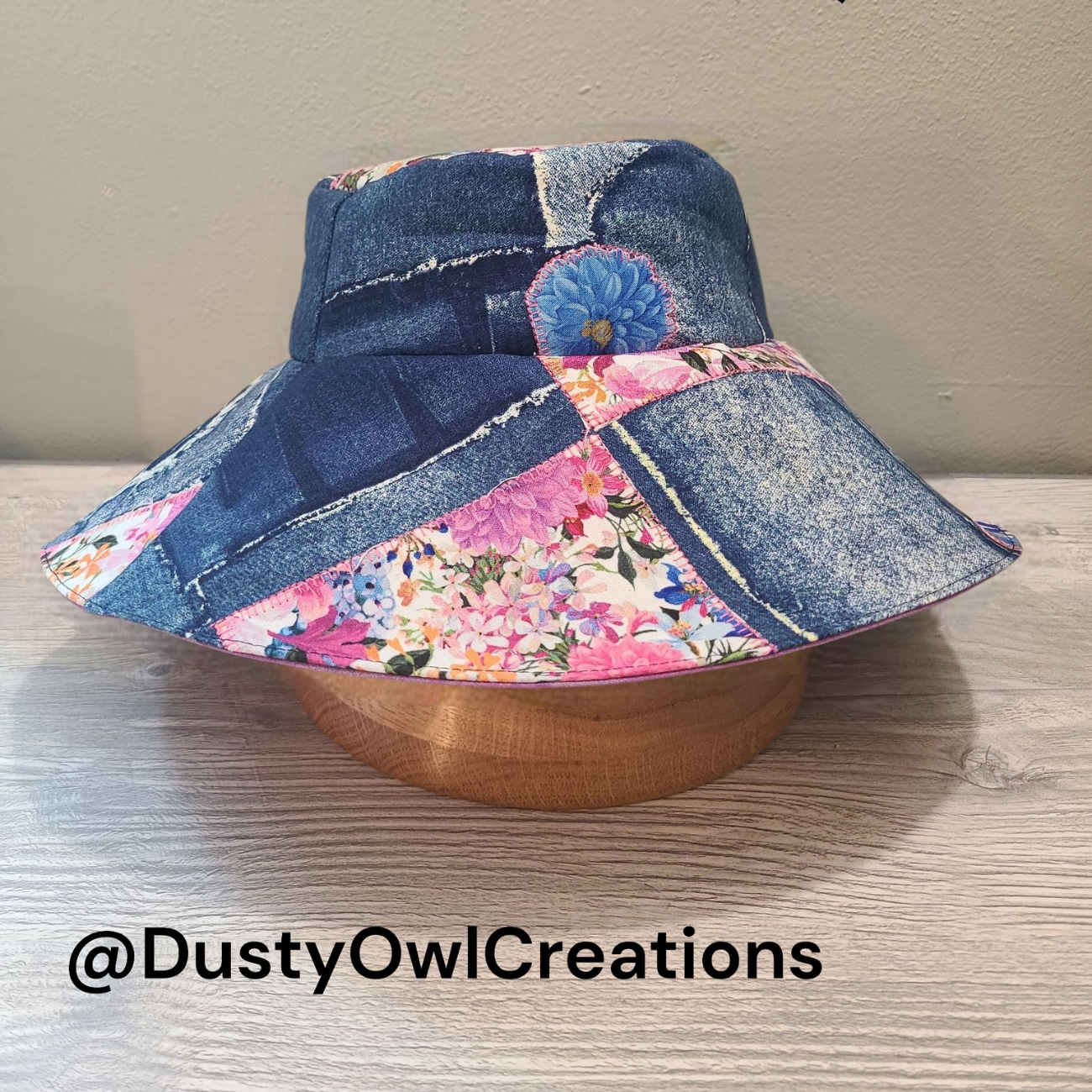 Denim Patches 108" Wideback