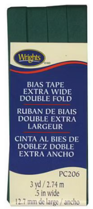 Wright's Binding Bias Tape Jungle Green