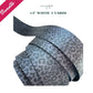 Black & Grey Leopard Print Seatbelt Webbing 1.5" Width - 5 Yard Bundle