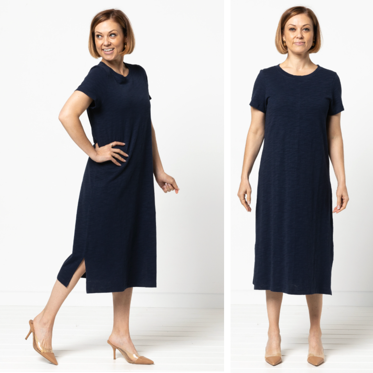 Style Arc Blanche Knit Dress Multi-Size Sewing Pattern