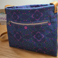 Blue Kaleidoscope Cotton Canvas Fabric – 36 x 58 Inches