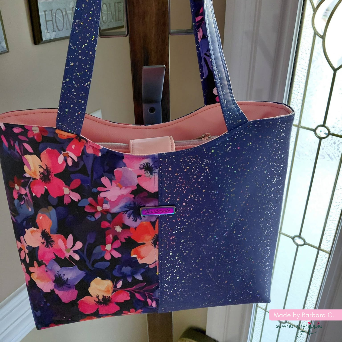 Bonded Nylon Floral Fabric and New Sparkle Vinyl Bundle