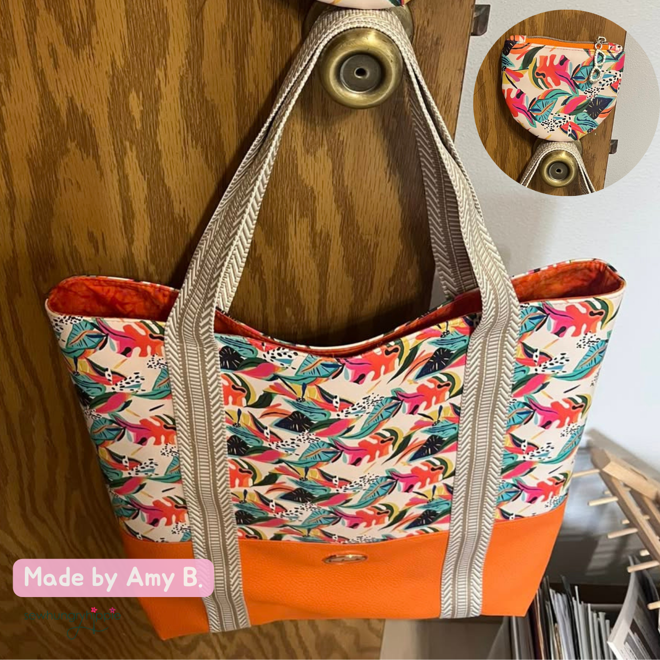 Bohemian Jungle Vinyl / Sew HungryHippie / Faux Leather