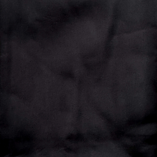 Solid Black Bonded Nylon Material for Handmade Bags and Accessories