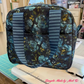 Bonded Nylon Blue Floral