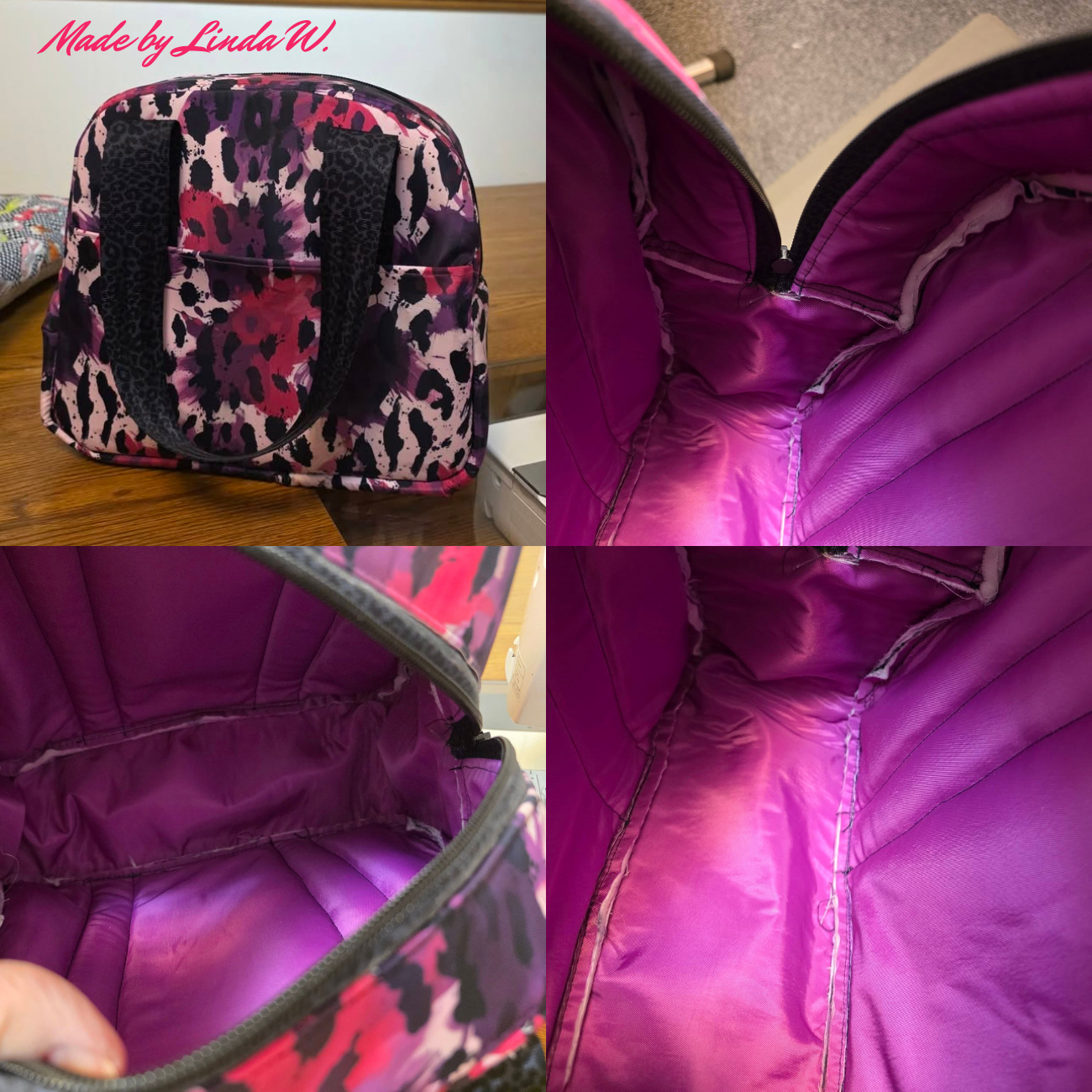 Bonded Nylon Burgundy