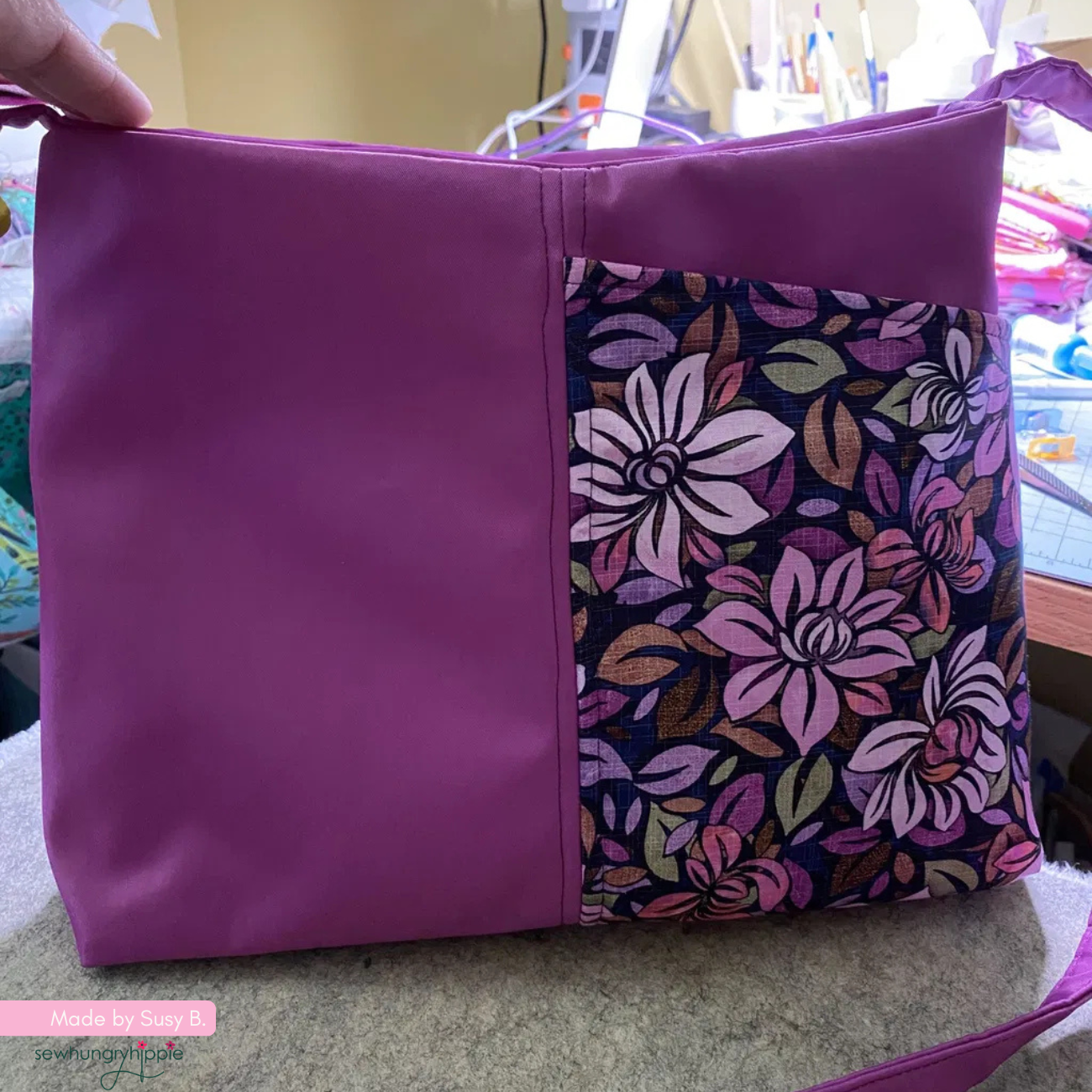 Bonded Nylon Fabric – Lilac | Bag Lining & Sewing Fabric