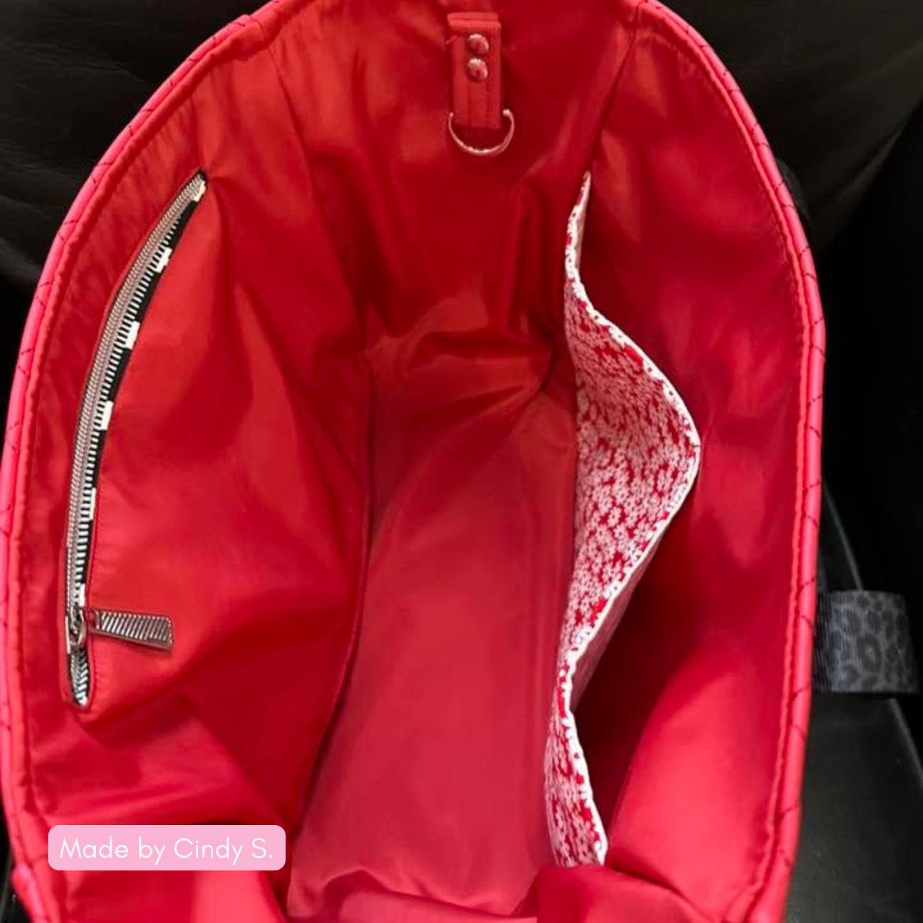 Bonded Nylon Fabric – Red | Bag Lining & Sewing Fabric