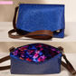 Bonded Nylon Floral Fabric and New Glitter Vinyl Bundle