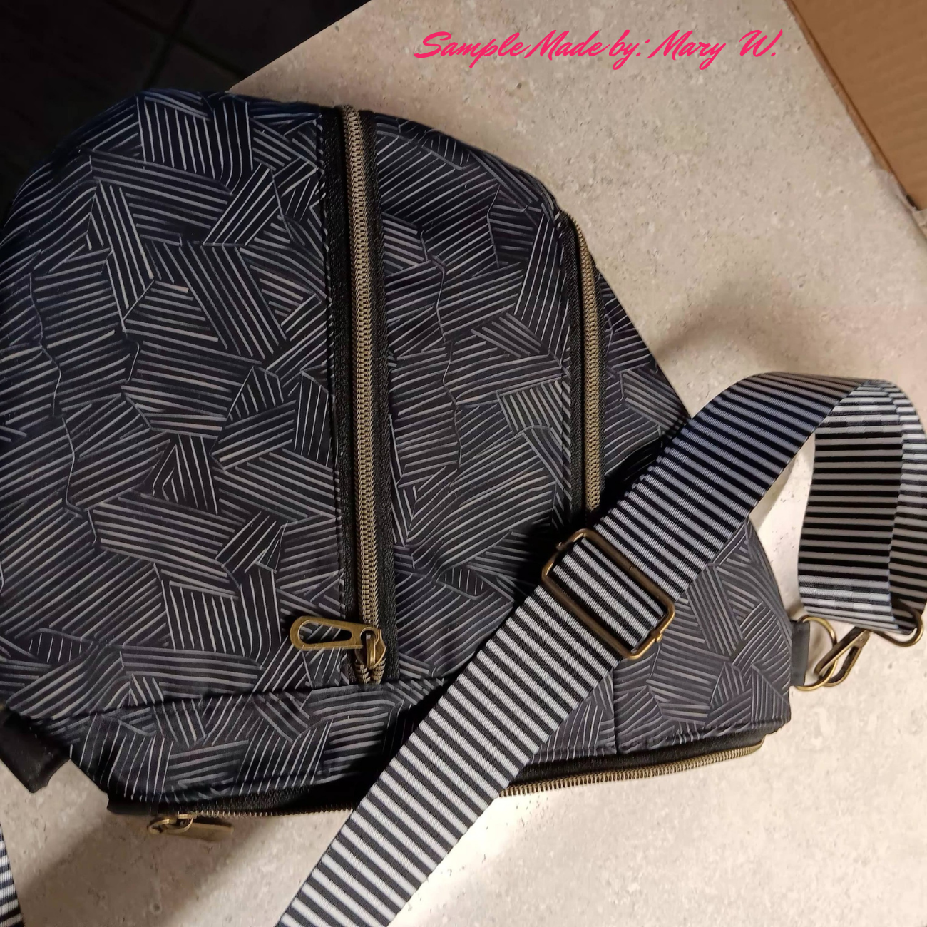 Premium Bonded Nylon Modern Abstract Fabric for Bag Making