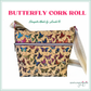 Butterfly Cork Roll – Metallic Iridescent Print | 18" x 54"