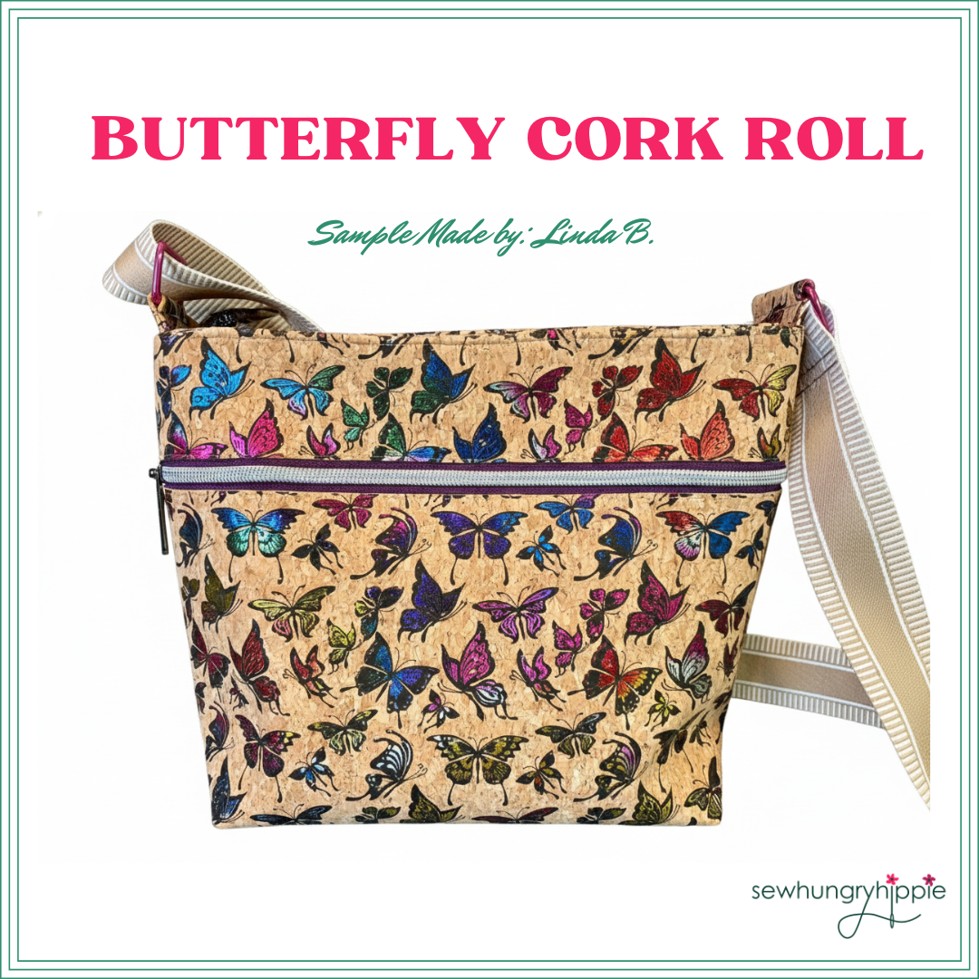 Butterfly Cork Roll – Metallic Iridescent Print | 18" x 54"